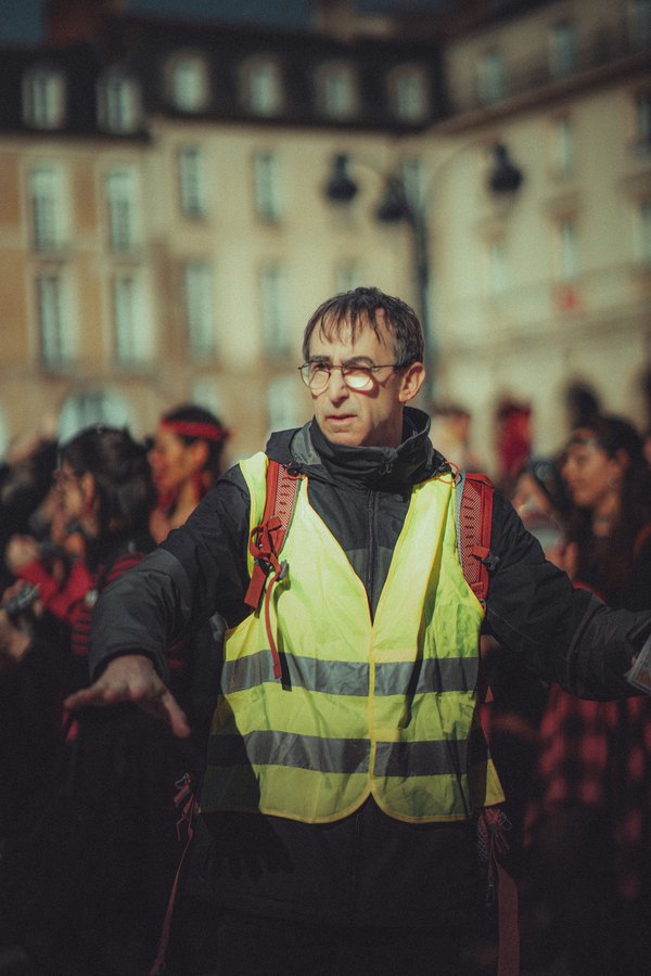 Event security managing the crowd at a venue